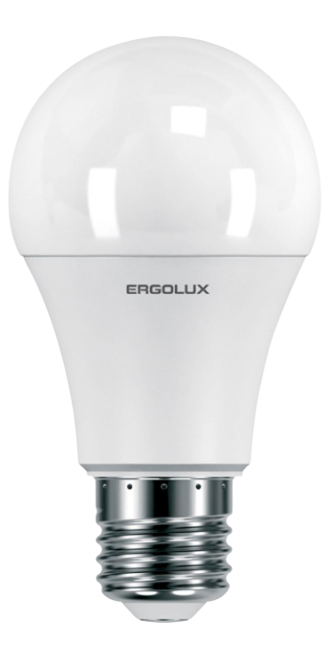 Светодиодная лампа Ergolux LED-A60-15W-E27-6K (ЛОН 15Вт Е27 6500К 220-240В, ПРОМО) купить с доставкой по РФ