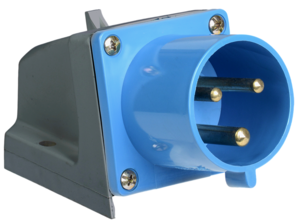 Силовой разъем IEK 32А 2P+PE 220В IP44 ССИ-523