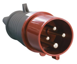 Силовой разъем IEK 32А 3P+PE 380В IP44 ССИ-024