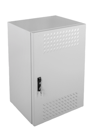 Шкаф уличный всепогодный настенный укомплектованный 12U (Ш600 × Г500), комплектация T2-IP65