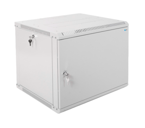 Шкаф телекоммуникационный настенный 19" 9U ЦМО ШРН-Э-9.500.1 металлическая дверь серый