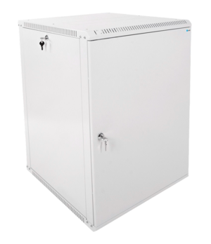 Шкаф телекоммуникационный настенный 19" 18U ЦМО ШРН-Э-18.500.1 металлическая дверь серый