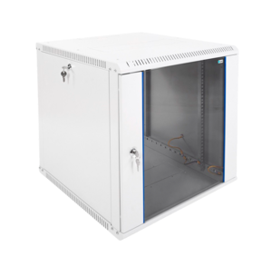 Коммутационный шкаф настенный 19" 12U ЦМО ШРН-Э-12.650 стеклянная дверь серый