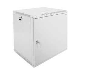 Шкаф телекоммуникационный навесной 19" 12U ЦМО ШРН-Э-12.500.1 металлическая дверь серый