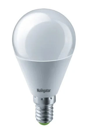 Лампа Navigator NLL-G45-8.5W-230-6500K-Е14 (61335) (10/100)