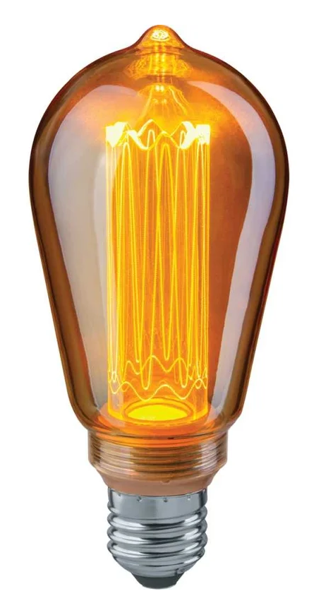 Лампа светодиодная Navigator 14 232 NLL-SC17-ST64-4-230-1.8K-E27-PMMA прозрачная 1800К тепл. бел. E27 200лм 220-240В 14232 купить с доставкой по РФ