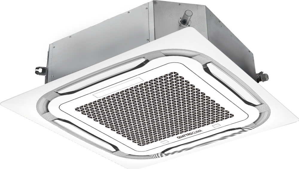 Кондиционер QUATTROCLIMA QV-I18CG1/QN-I18UG1/QA-ICP11 кассетный (комплект) купить с доставкой по РФ