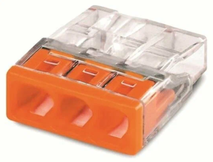 Клемма строительно-монтажная TOKOV ELECTRIC СМК 2273-243 EU2.5 413 3-проводная с пастой