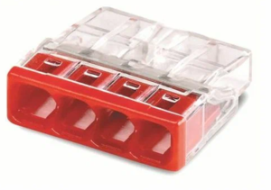 Клемма строительно-монтажная TOKOV ELECTRIC СМК 2273-204 EU2.5 414 4-проводная прозр.