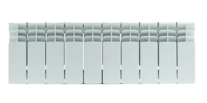 Радиатор отопления Stout SRB-3310-020004 STOUT TITAN 200 4 секции радиатор биметаллический боковое подключение (белый RAL 9016)