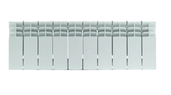 Радиатор отопления Stout SRB-3310-035014 STOUT TITAN 350 14 секций радиатор биметаллический боковое подключение (белый RAL 9016) купить с доставкой по РФ