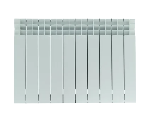 Радиатор отопления Stout SRB-3310-050009 STOUT TITAN 500 9 секций радиатор биметаллический боковое подключение (белый RAL 9016) купить с доставкой по РФ