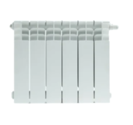 Радиатор отопления Stout SRB-3320-035004 STOUT TITAN VENTIL 350 4 секции радиатор биметаллический нижнее правое подключение (белый RAL 9016) купить с доставкой по РФ