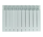 Радиатор отопления Stout VENTIL 500 11 секций радиатор биметаллический нижнее правое подключение (белый RAL 9016) купить с доставкой по РФ