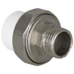 Муфта TEBO бел. PP-R комбин. разъемная (Американка) 20х3/4" НР O-ring (20/200) купить с доставкой по РФ