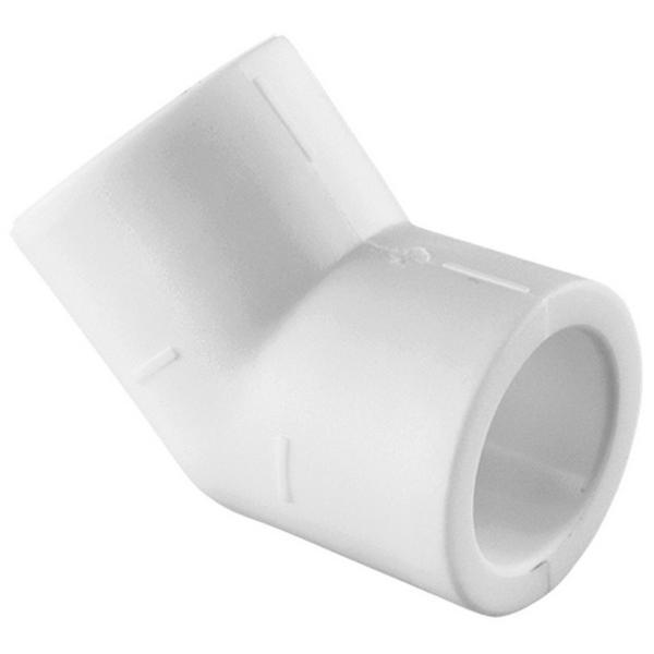 Угольник TEBO бел. PP-R 45 град. 32 (20/220) купить с доставкой по РФ