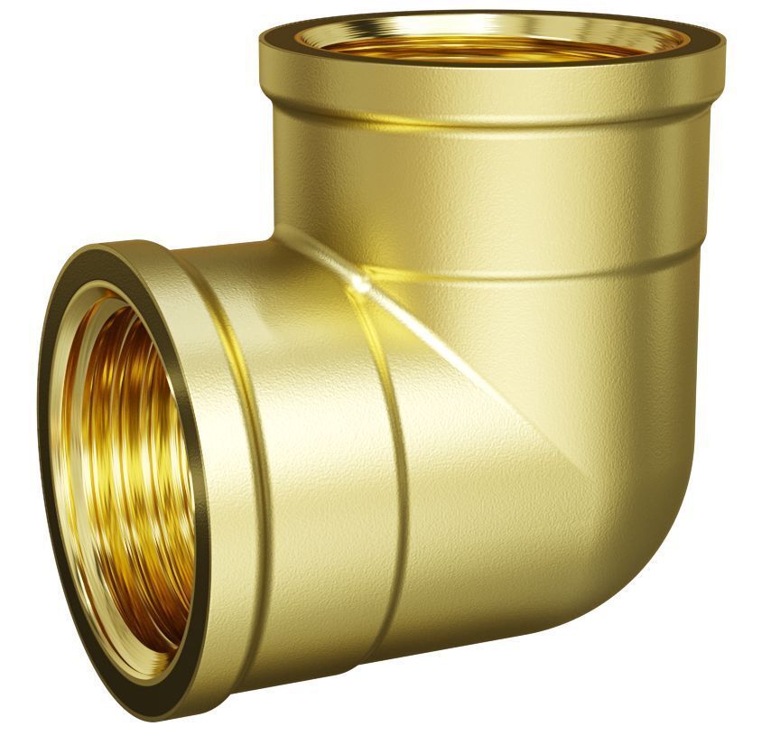 Угол 90 гр LD Pride DN32 (1 1/4") ВР/ВР латунь купить с доставкой по РФ