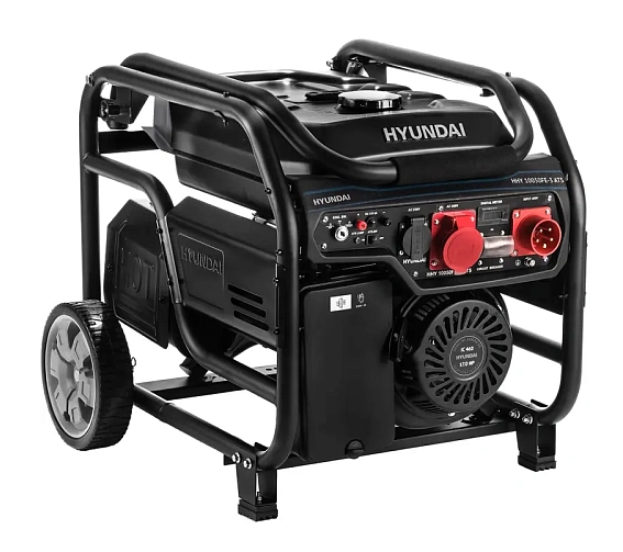 Генератор бензиновый HYUNDAI HHY 10050FE-3 ATS купить с доставкой по РФ