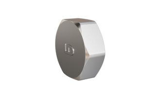 Заглушка LD Pride DN15 (1/2") ВР латунь никель