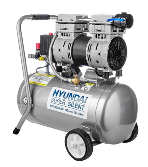 Компрессор безмасляный HYUNDAI НYC 18224LMS поршневой, бесшумный.