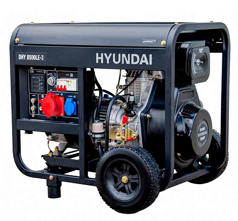 Генератор дизельный Hyundai DHY 8500LE-3 купить с доставкой по РФ