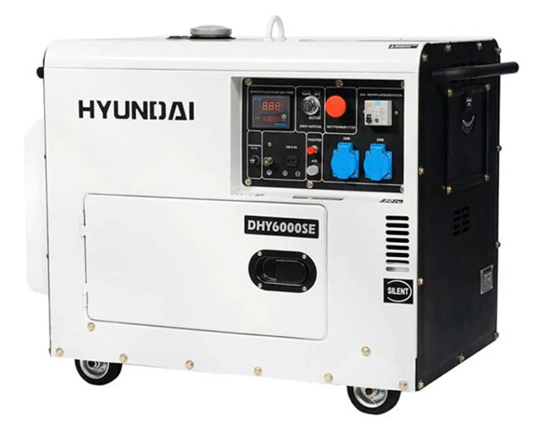 Генератор дизельный Hyundai DHY 6000SE купить с доставкой по РФ