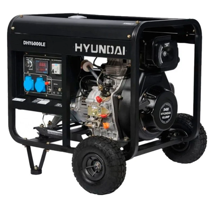 Генератор дизельный Hyundai DHY 6000LE купить с доставкой по РФ