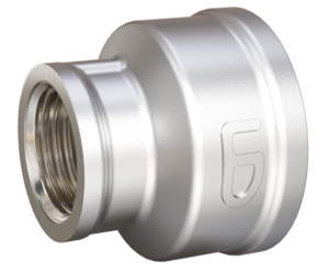 Муфта переходная LD Pride DN 20х15 (3/4"ВР х 1/2"ВР) латунь никель