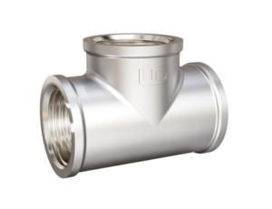 Тройник LD Pride DN50 (2") ВР/ВР/ВР латунь никель