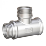 Тройник LD Pride DN15 (1/2") ВР/НР/НР латунь никель купить с доставкой по РФ