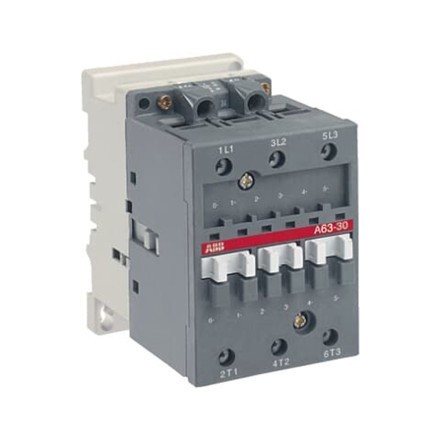 Контактор ABB A63-30-00 63А AC3 катушка управления 220В AC купить с доставкой по РФ