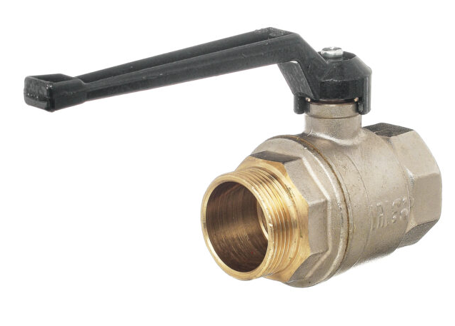 Кран шаровой Баз 11Б27п1 Dn32 Pn40 вр/нр рычаг никель, серия Standart купить с доставкой по РФ