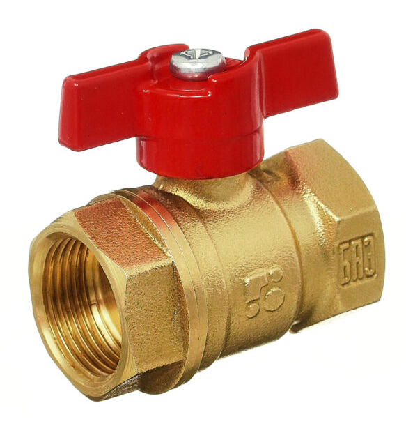 Кран шаровой Баз 11Б27п1 Dn20 Pn40 вр/вр бабочка, серия Standart купить с доставкой по РФ