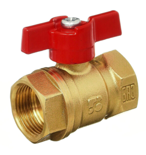 Кран шаровой Баз 11Б27п1 Dn20 Pn40 вр/вр бабочка, серия Standart