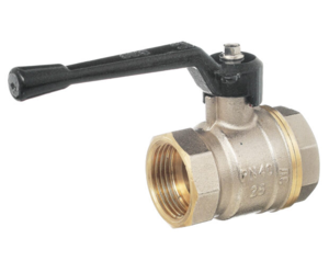 Кран шаровой Баз 11Б27п1 Dn32 Pn40 вр/вр рычаг никель, серия Standart