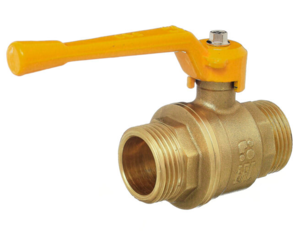 Кран шаровой Баз 11Б27п Dn25 Pn40 газ нр/нр рычаг, серия Standart