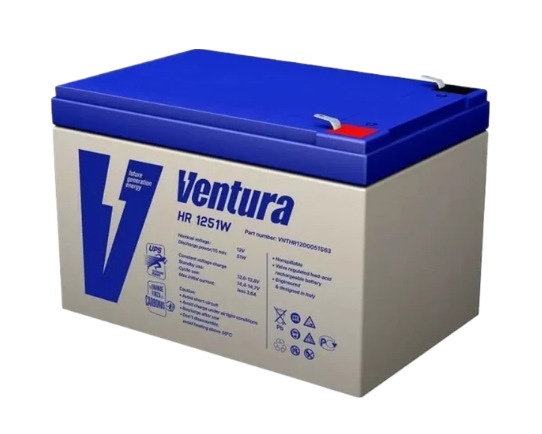 Аккумуляторная батарея Ventura HR 1251W T2 Ventura (12Ач) купить с доставкой по РФ