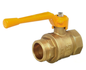 Кран шаровой Баз 11Б27п Dn20 Pn40 газ вр/нр рычаг, серия Standart