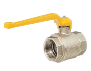 Кран шаровой Баз 11Б27п Dn40 Pn40 газ вр/вр рычаг никель, серия Standart