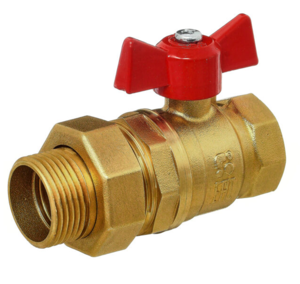 Кран шаровой Баз 11Б27п Dn15 Pn40 «американка» бабочка, серия Standart