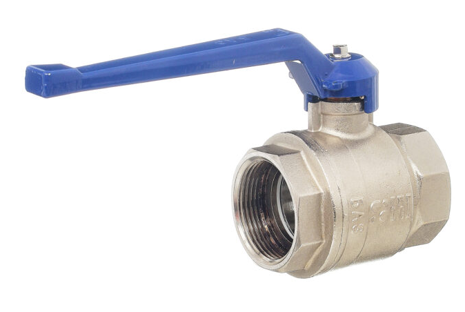 Кран шаровой Баз 11Б27п1 Dn50 Pn40 вр/вр рычаг никель, серия Pro купить с доставкой по РФ