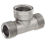 Тройник Баз 1/2НВН Т15НВН никель купить с доставкой по РФ