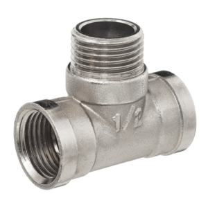 Тройник Баз 1/2ВНВ Т15ВНВ никель