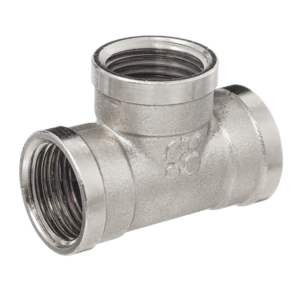 Тройник Баз 1/2В Т15В никель