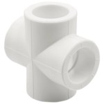 Крестовина THERMOLIGHT PP-R 25 белый (20/140) купить с доставкой по РФ