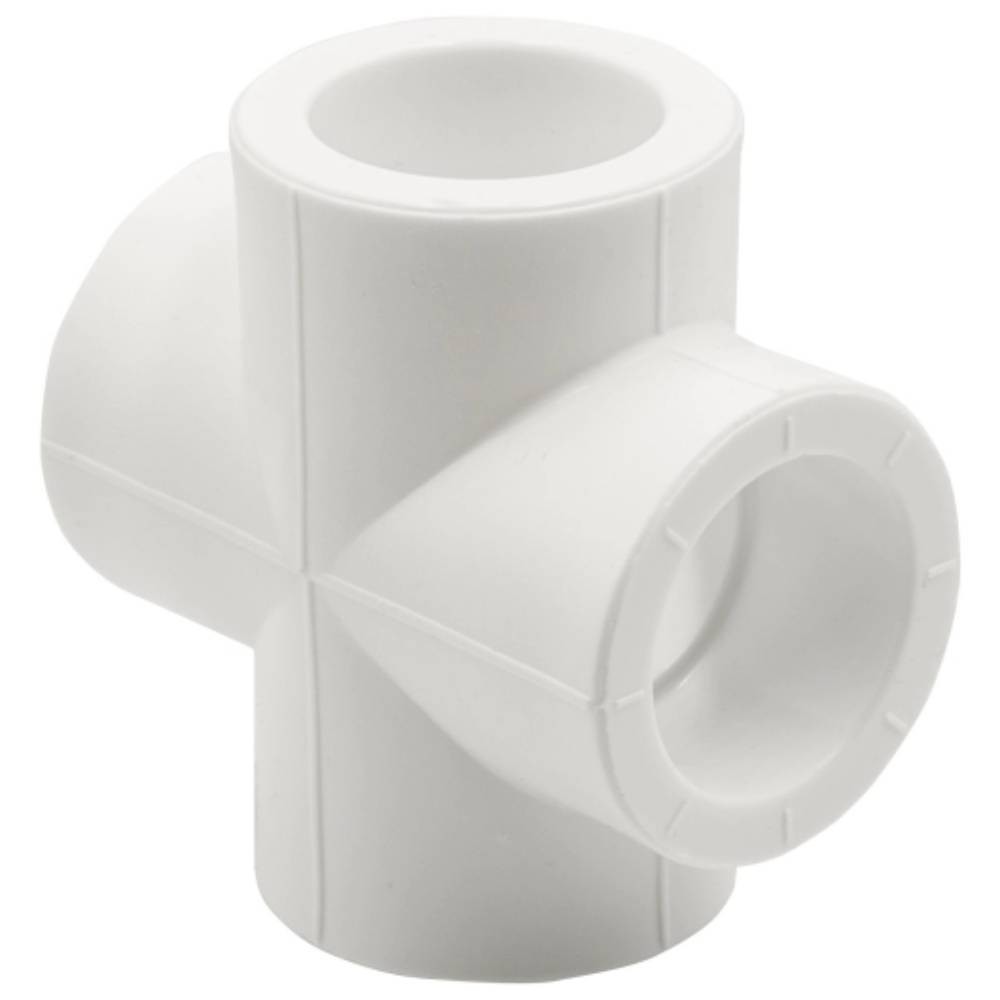 Крестовина THERMOLIGHT PP-R 32 белый (10/70) купить с доставкой по РФ