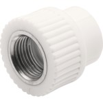 Муфта THERMOLIGHT комбинированная PP-R ВР 20х3/4" белый (15/195) купить с доставкой по РФ
