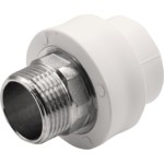Муфта THERMOLIGHT комбинированная PP-R НР 32х1" под ключ белый (10/70) купить с доставкой по РФ