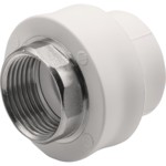 Муфта THERMOLIGHT комбинированная PP-R ВР 32х1" под ключ белый (10/80) купить с доставкой по РФ