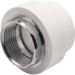 Муфта THERMOLIGHT комбинированная PP-R ВР 40х1 1/4" под ключ белый (5/60) купить с доставкой по РФ